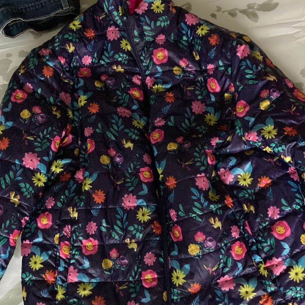 Alice in Wonderland Puffy Jacket for Adults – Reversible